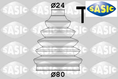Front bellow kit drive shaft - front,