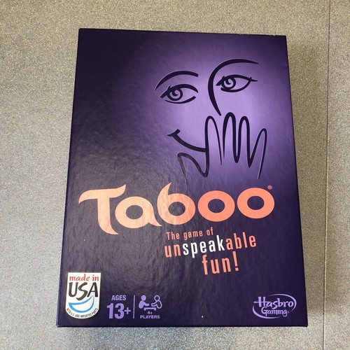 Taboo the unspeakable game - taboo, of
