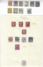 Stamps GB mint/used on album