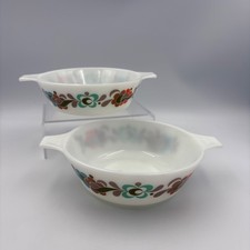 2 x Vintage JAJ Pyrex Carnaby
