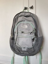 The North Face Isabella Grey & Mint Backpack In Great Condition