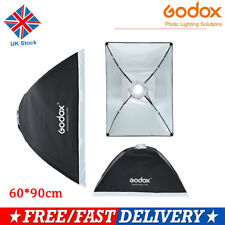 Godox 60x90cm Softbox Bowens Mount For Studio Strobe Lighting Bulb Flash UKStocK