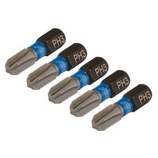 Draper PH3 x 25mm Impact ScrewDriver Bit 5Pk IMBH/PH25/5