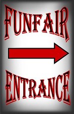 Funfair entrance vintage - ,