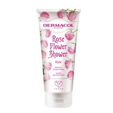 8595003120814 Flower Shower Delicious Cream krem pod prysznic Rose 200ml Dermaco