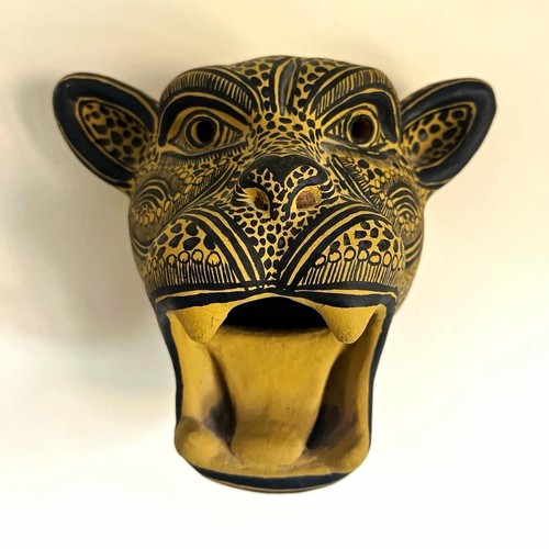 Decorative ceramic animal face - ceramic,