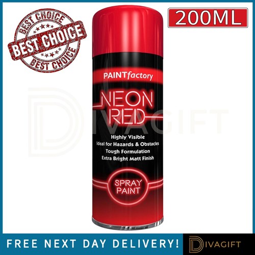 Red fluorescent bright - fluorescent, neon