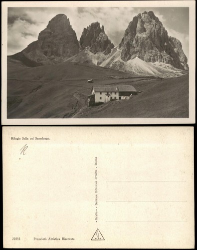 Cartolina gruppo sella - gruppo, di