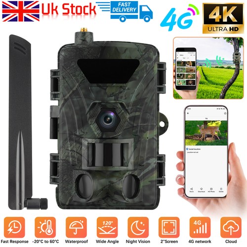 60mp trail camera - 4k, lte