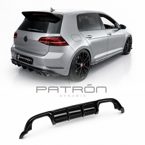 Golf mk7 rear diffuser - r,