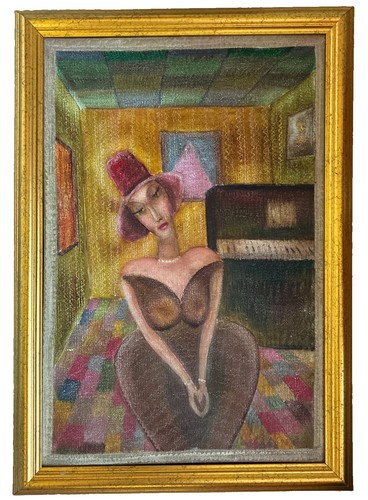 Modern expressionist oil - expressionist,