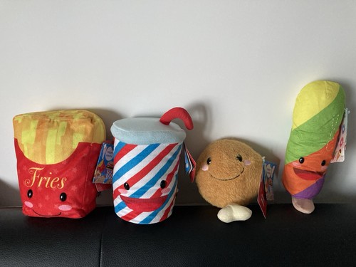 Happy snacks plushies - snacks,