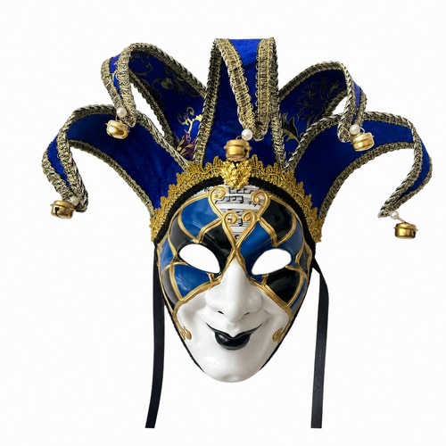 Venetian jester costume mask - costume,