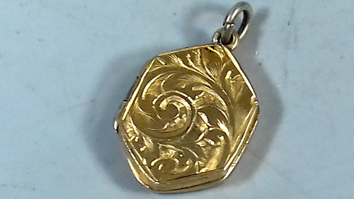 Victorian gold plated photo - gold,