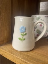 Mini Jug White Milk Jug Floral