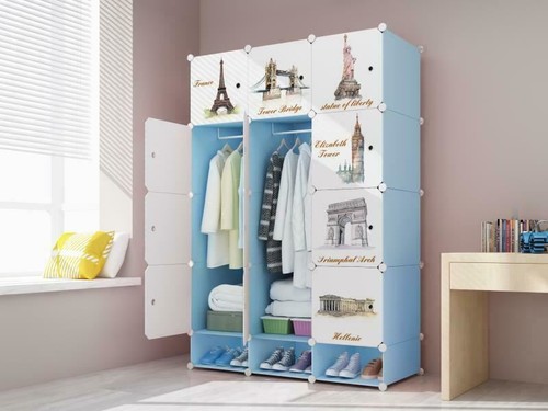 Cube plastic wardrobe - 12,