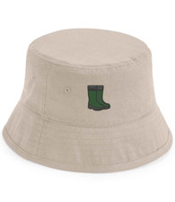 Wellies Bucket Hat – Embroidered Rain Boots Gardencore Gift