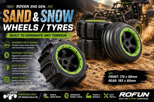 Sand snow paddle tyres - &,