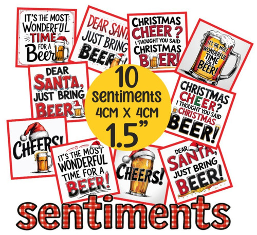 Santa beer themed - x,