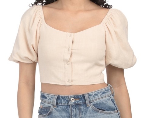 White closet coquette puff - closet,