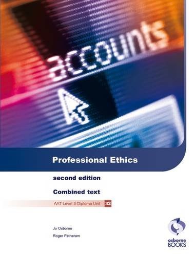Professional ethics aat nvq - ethics, (aat/nvq