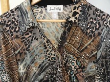 JOSEPH RIBKOFF BLOUSE SHIRT