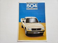 PEUGEOT 504 PICK UP SALES