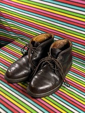 Vintage Men’s Panama Jack Western Chukka Boots Brown Leather Shoes Ankle Uk 7