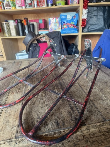 Used metal saddle racks - saddle,