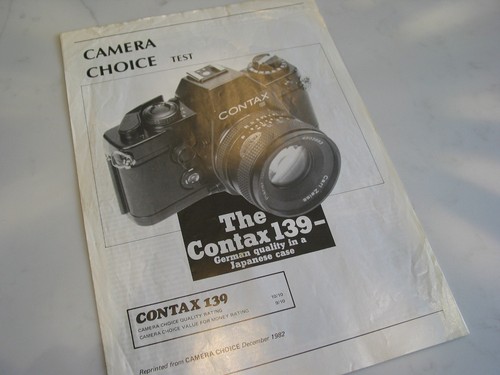 Contax 139 camera - camera,