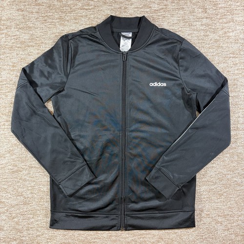Adidas black full zip track - full,