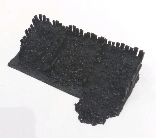 Coal staithes model - coal, 1/76