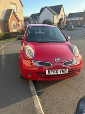nissan micra visia 2010 red 5
