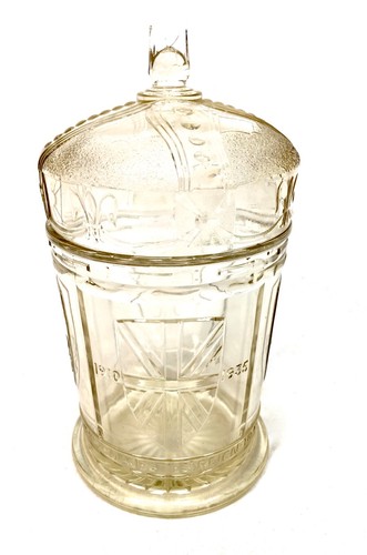 Antique glass silver jubilee - antique,