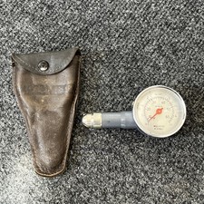 MotoMeter  Grey  Tyre Tire Pressure Gauge  W Germany Vintage Porsche? 