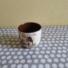 Vintage Devon Moto Ware "Corfe Castle" Cream Pot, "Fresh Daily"