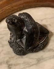 Seal With Cub Soap Stone