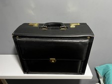 Executive Flight Pilot Case Business Laptop Travel Work Cabin Bag Briefcase 