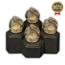 Heavy 9CT Gold Plated Saddle