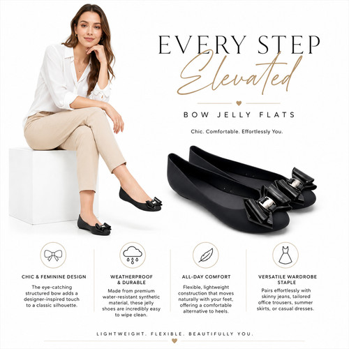 Womens girls jelly - jelly, bow