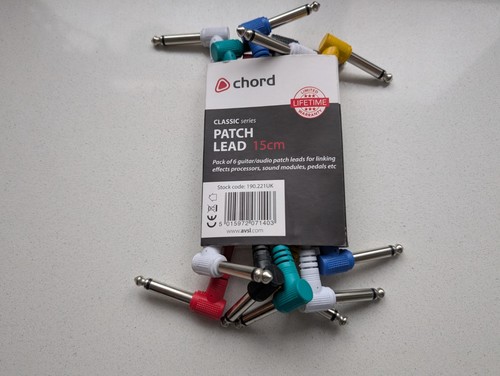 Guitar patch leads cables - 6, x
