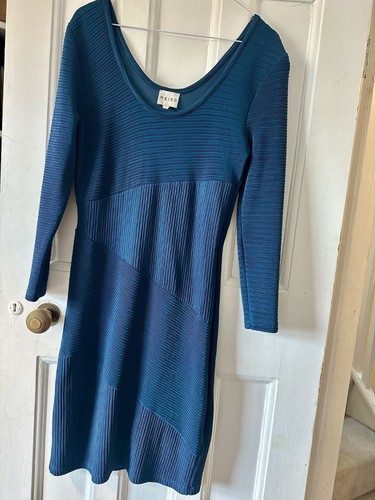 Reiss bodycon dress petrol - dress,