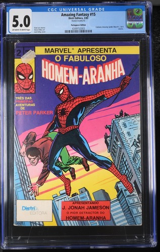 Amazing fantasy cgc 5 0 - amazing,
