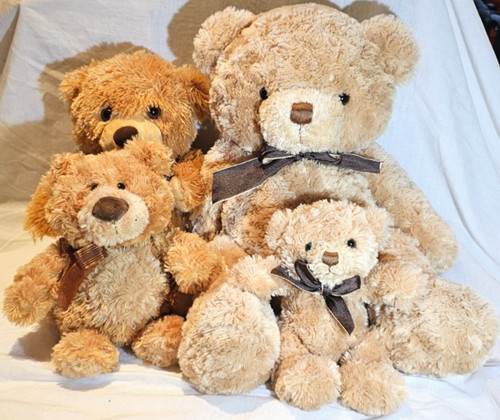 Bundle teddy bears soft - 4,