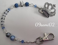 Personalised Bling Dummy Clip
