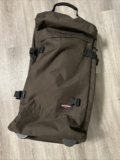 Eastpak Dark Khaki Green Luggage Suitcase Pull Along Case Bag