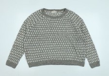 Indigo Womens Grey Crew Neck