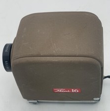 Vintage Minolta Mini 16 Slide Projector Works No Slide Rail Carrier