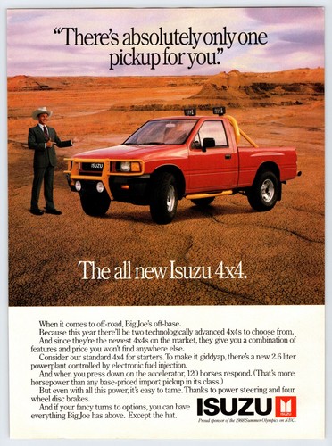 1988 isuzu 4x4 truck 88 - truck, '88
