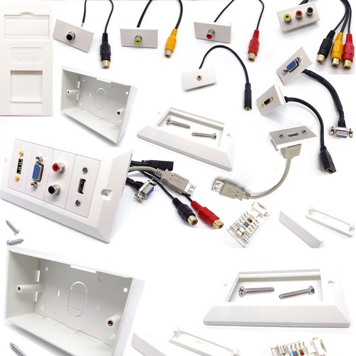 Multimedia modular wall socket - multimedia,